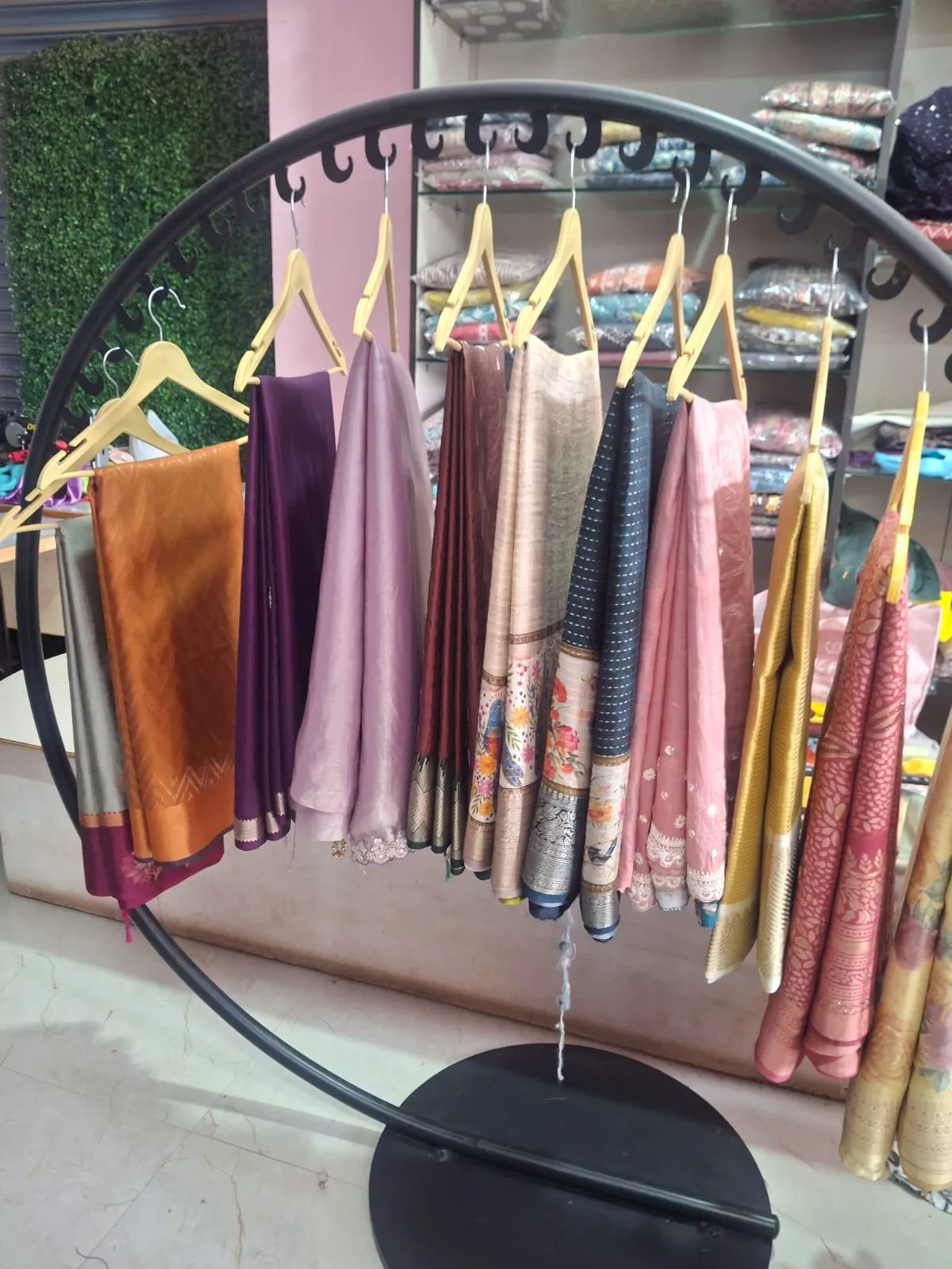 Luxurious silk saree collection at Sri Sai Boutique