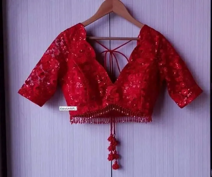 Beautiful silk saree design from Sri Sai Boutique